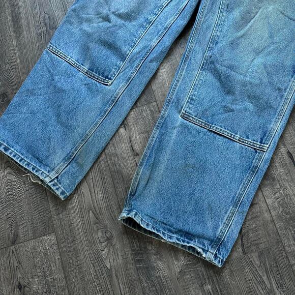 Vintage Y2K Denim Carhartt Carpenter Double Knee Baggy Pant - Picture 3 of 8